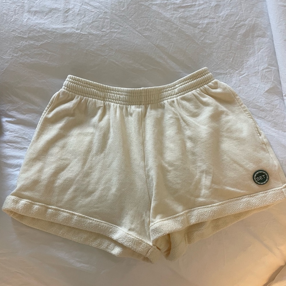Set Active Lightweight Court Side Sweat Shorts Volley